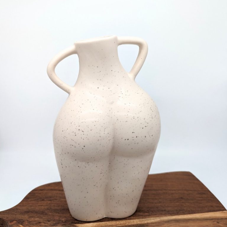 Cheeky Bum Vase Planter With Handles, 25cm Dalisay