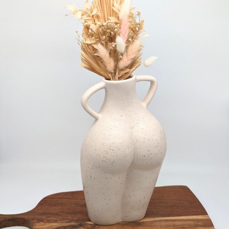 Cheeky Bum Vase Planter With Handles, 25cm Dalisay