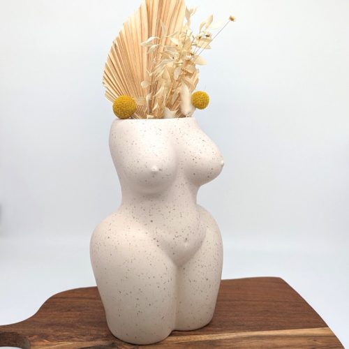 Curvy Body Pot Planter Vase