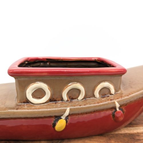 Red Boat Planter Pot