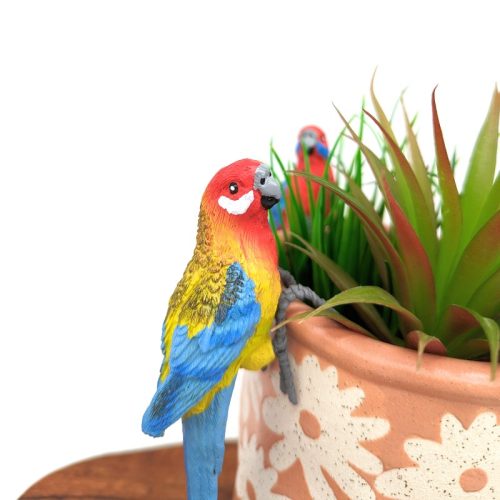 Rosella Bird Pot Sitter - Set of 2