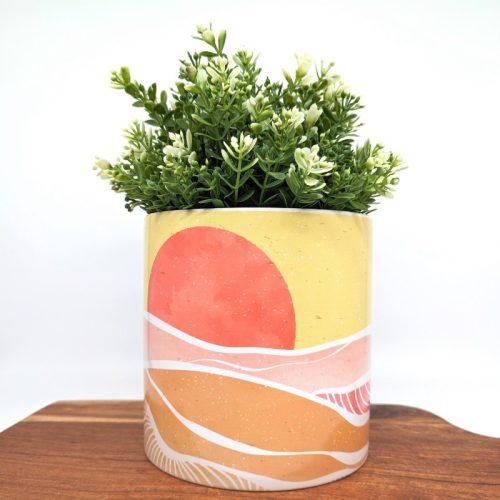 Landscape Ceramic Planter Pot