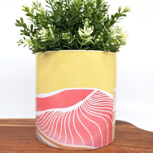 Landscape Ceramic Planter Pot
