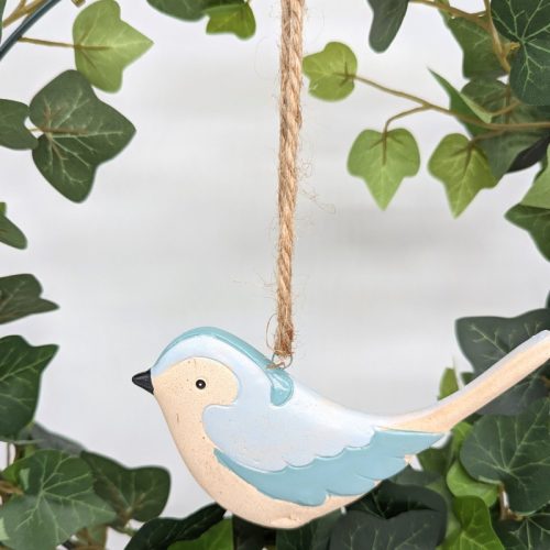 Ceramic Bird Garden Hanging Ornament Charm