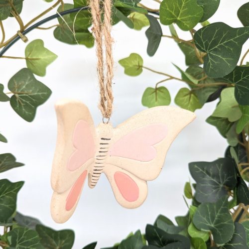 Ceramic Butterfly Garden Hanging Ornament Charm