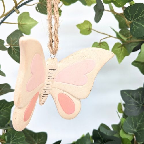 Ceramic Butterfly Garden Hanging Ornament Charm