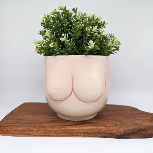 Lady Boob Ceramic Planter Pot