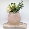 Pink Clam Shell Planter Pot