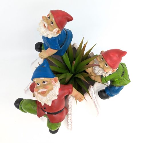 Red Green Blue Gnomes Pot Sitter Hanger