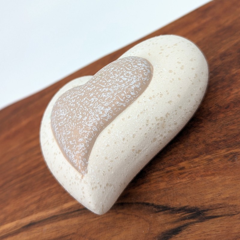 White Ceramic Heart Decor Ornament