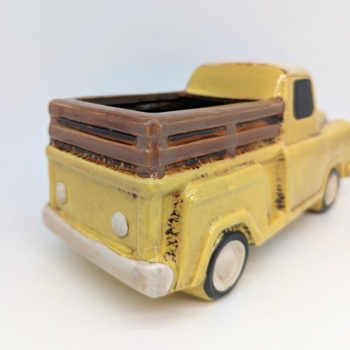 Yellow Ute Pickup Truck Planter Pot