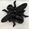 Black Ceramic Bee Decorative Ornament