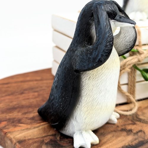 No Evil See Hear Speak Wise Penguin Figurine - Set of 3
