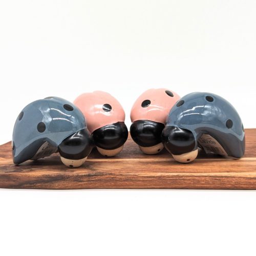 Ladybug Beetle Pot Sitter Hanger - Pink - Blue