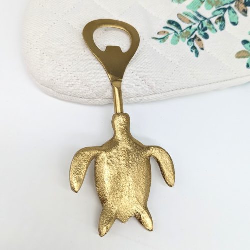 Golden Beer Bottle Opener - Seahorse, Turtle, Candy Cane, Fish
