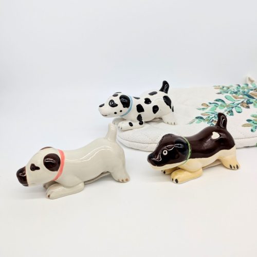 Floating Dog Puppy Ceramic Figurine