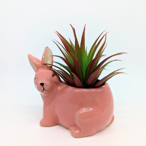 Pink Bunny Planter Pot