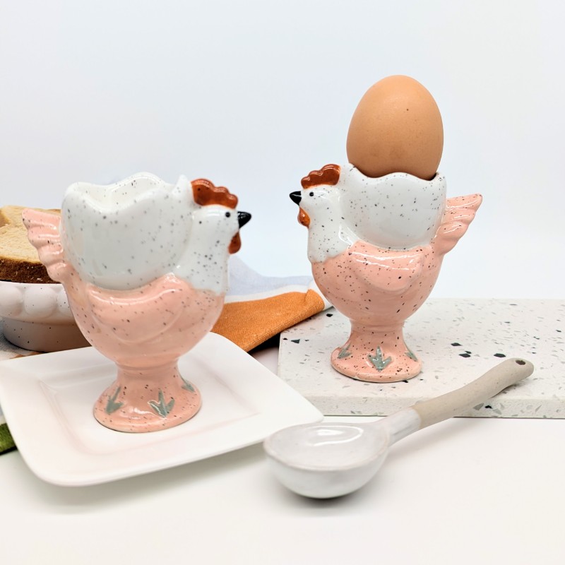 Rooster Chicken Egg Cup Holder