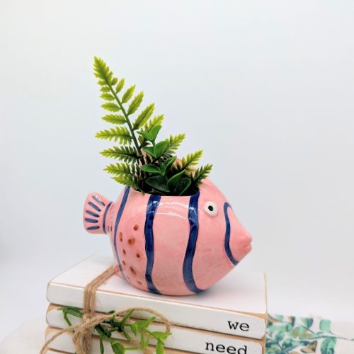 Colourful Fish Planter Pot