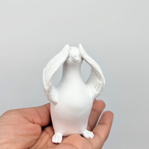 No Evil See Hear Speak Dove Bird Figurines - Set of 3