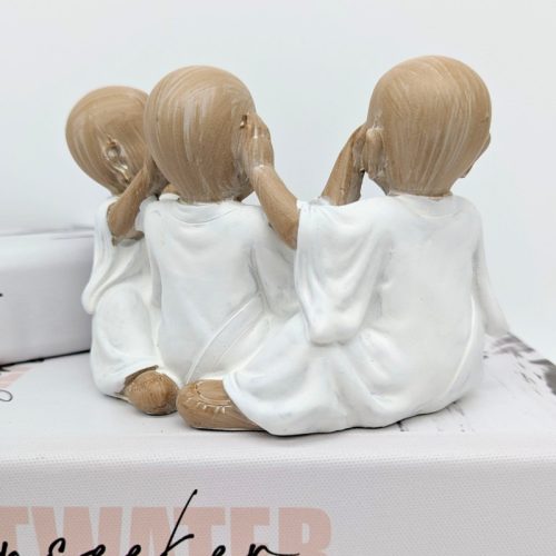No Evil See Hear Speak Monk Figurine - Set of 3