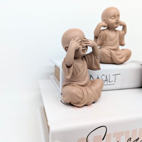 No Evil See Hear Speak Monk Figurines - Set of 3
