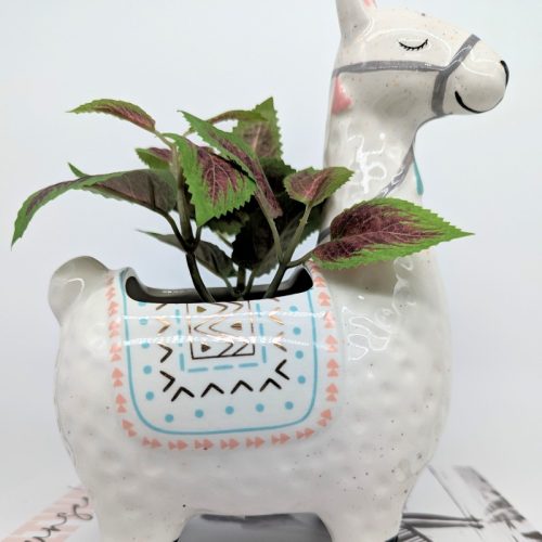 Tassel Llama Planter Pot