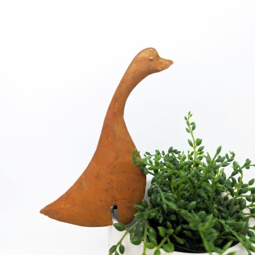 Rusty Duck Pot Hanger Sitter