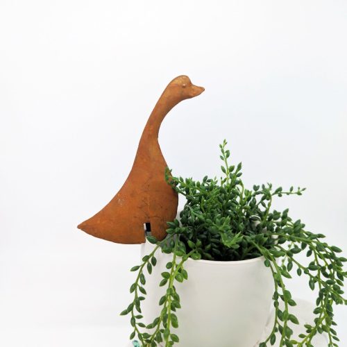 Rusty Duck Pot Hanger Sitter