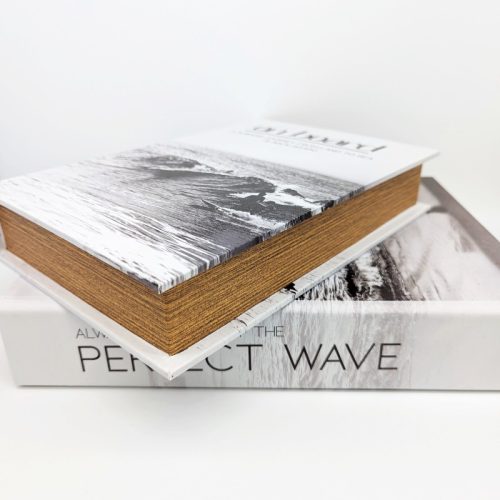 Monochrome Wave Display Book Box Decor Set