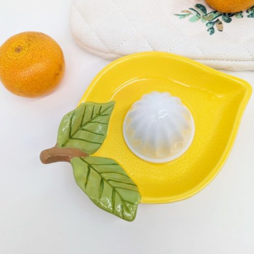 Lemon Yellow Ceramic Juicer