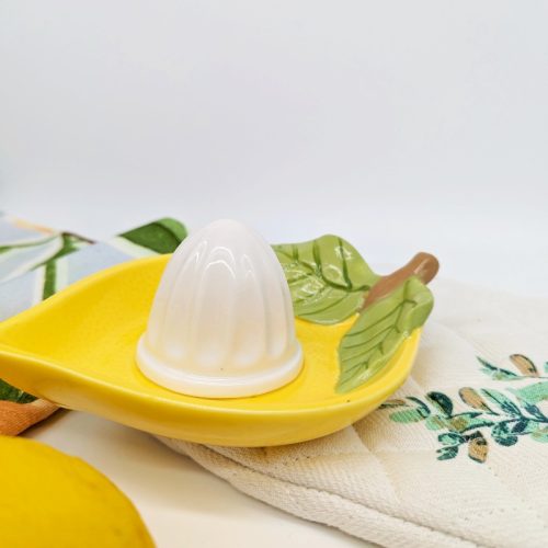 Lemon Yellow Ceramic Juicer