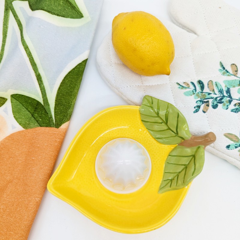 Lemon Yellow Ceramic Juicer