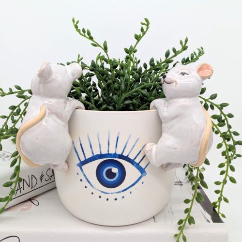 Mouse Pot Hanger Sitter