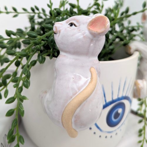 Mouse Pot Hanger Sitter