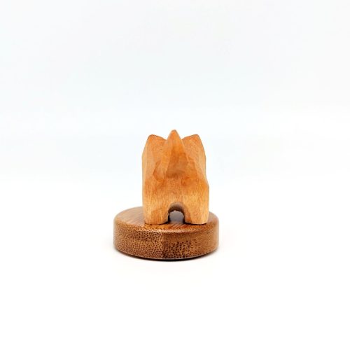 Mini Cat Dog Wood Figurine