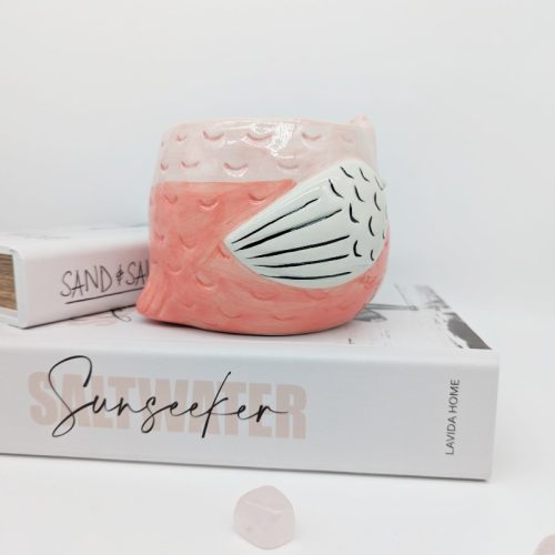 Pink Galah Bird Planter Pot