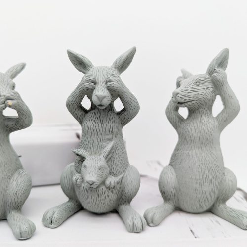 No Evil See Hear Speak Kangaroo - Set of 3