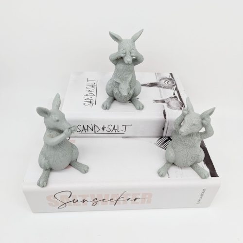 No Evil See Hear Speak Kangaroo - Set of 3