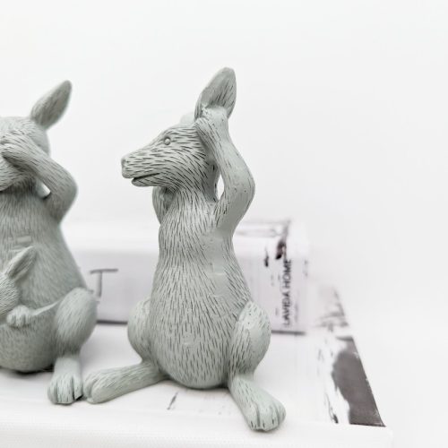 No Evil See Hear Speak Kangaroo - Set of 3