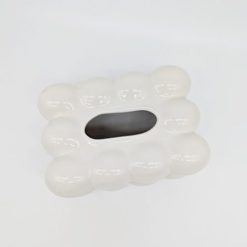 Ceramic Bubble Tissue Box Cover