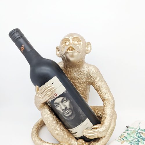 Golden Monkey Wine Bottle Holder