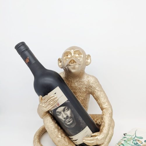 Golden Monkey Wine Bottle Holder