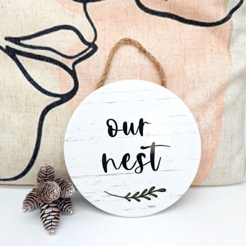 Our Nest Ceramic Wall Hanging
