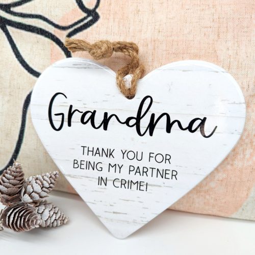 Partner in Crime Grandma Ceramic Wall Hanging