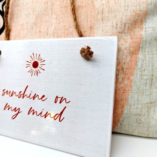 Sunshine On My Mind Ceramic Wall Hanging