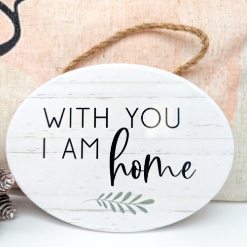 Home With You Ceramic Wall Hanging