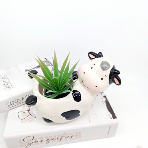 Relaxing Cow Planter Pot