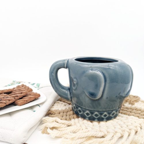 Blue Elephant Tea Coffee Mug