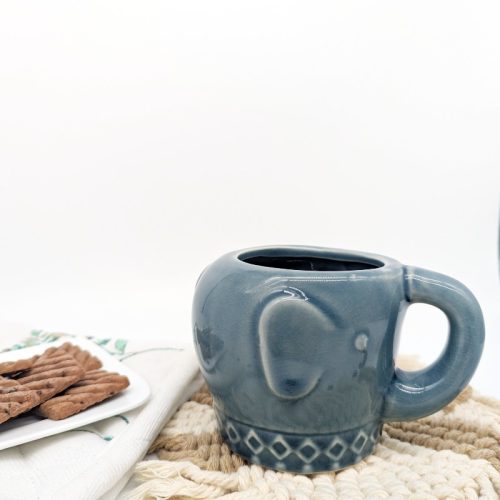 Blue Elephant Tea Coffee Mug